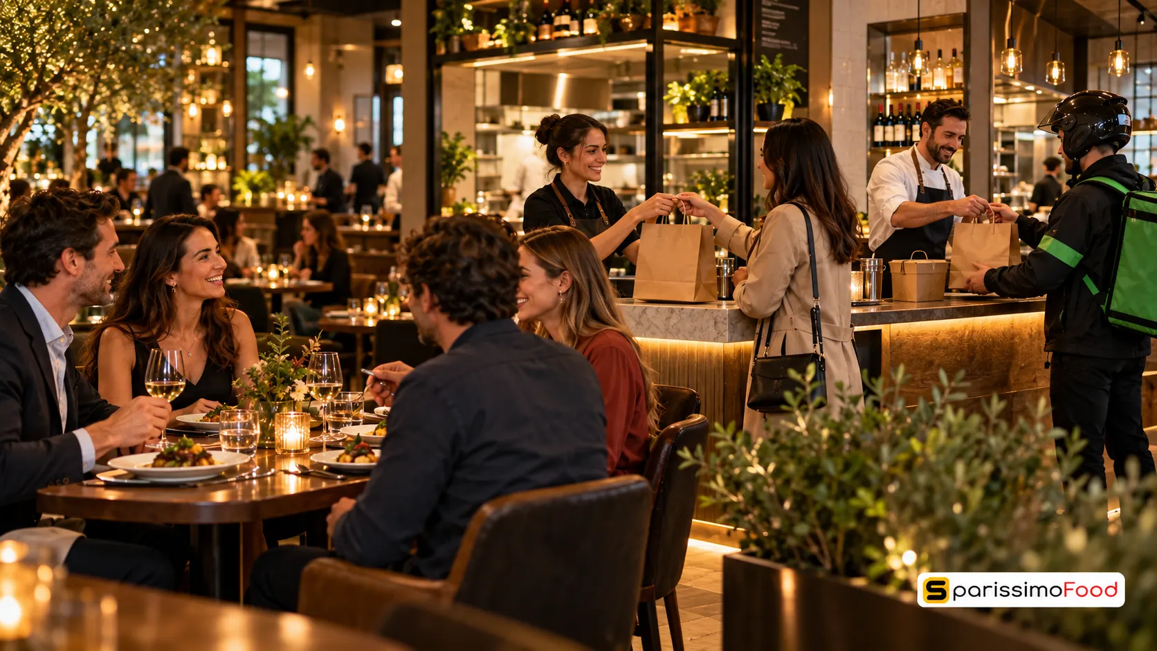 Dine-in vs Take-away vs Lieferung: Gewinn pro Bestellung
